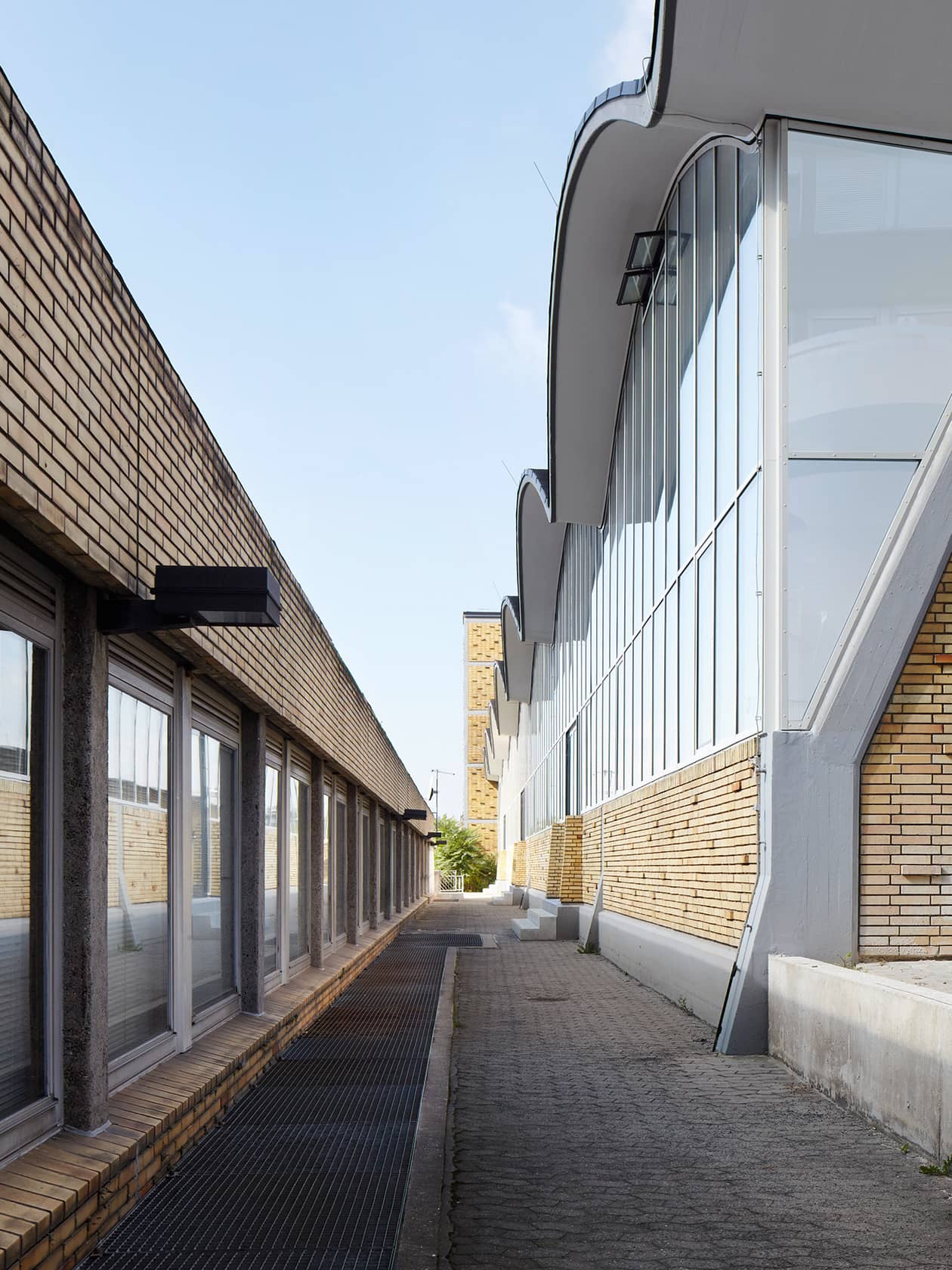 Hydraulic engineering hall side view, Darmstadt