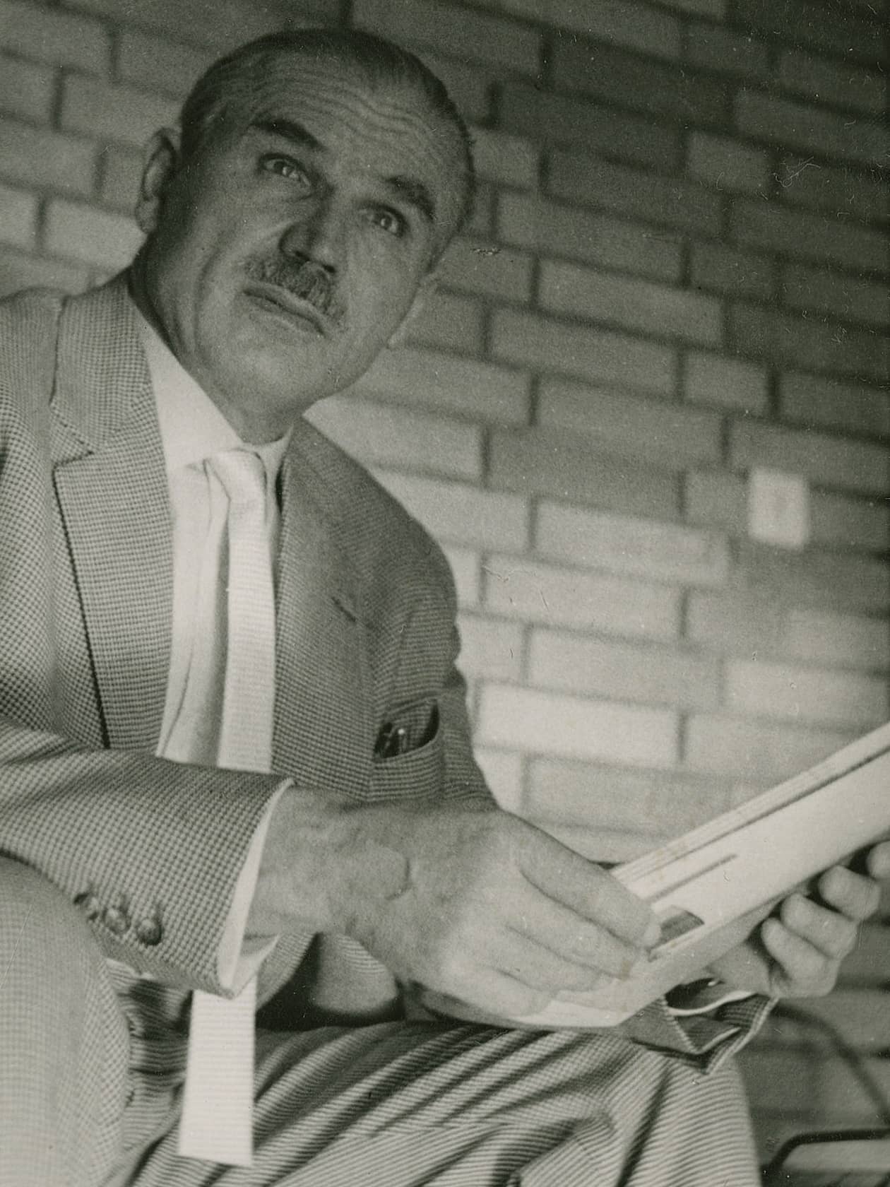 Ernst Neufert in Darmstadt in the 1950s